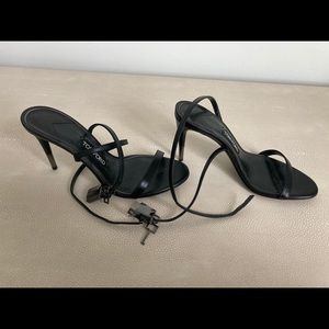 Tom Ford Lock and Key heeled sandals